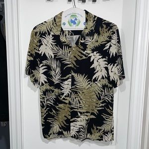Zara Mens Floral Shirt Relaxed Fit